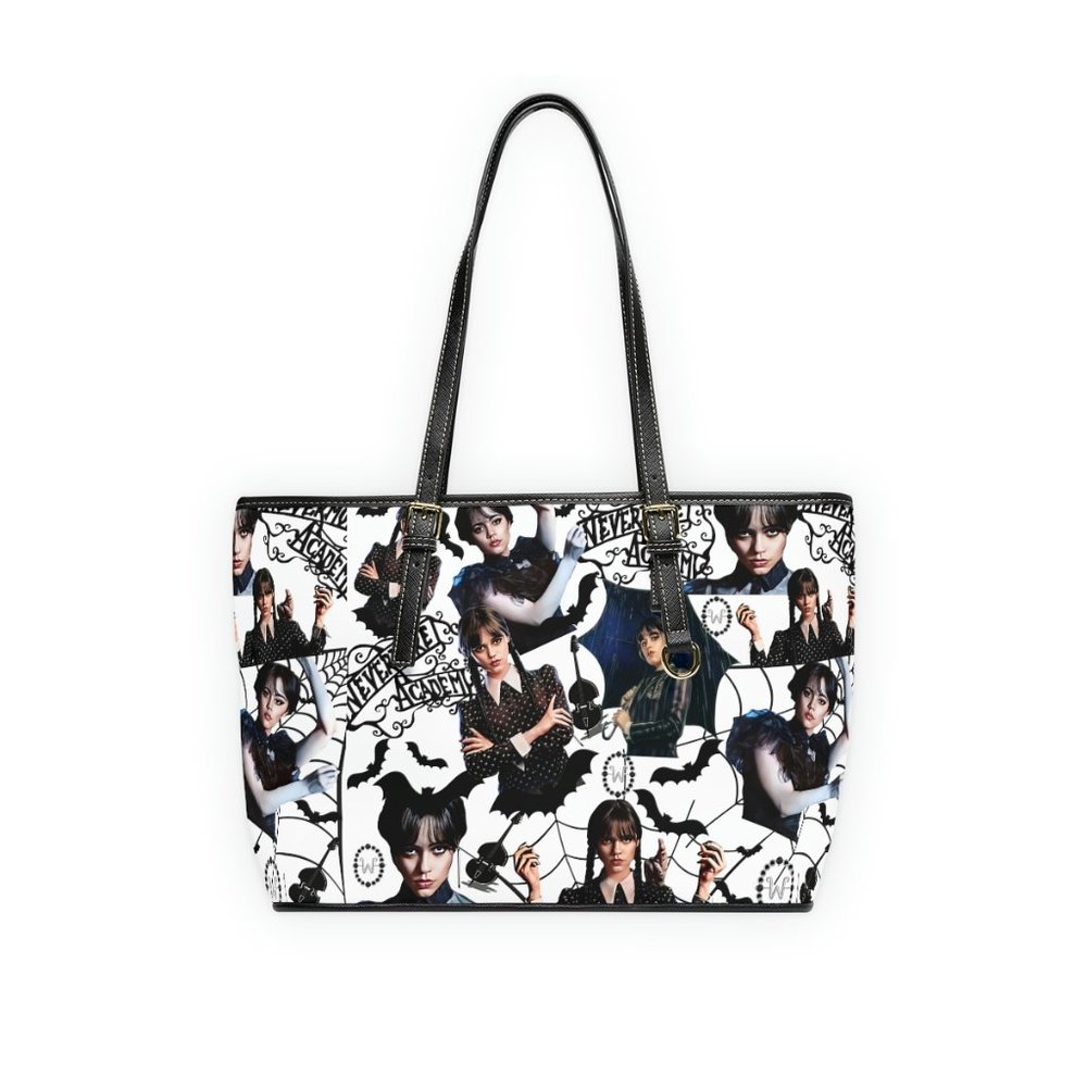 Wednesday Addams Leather Shoulder Bag